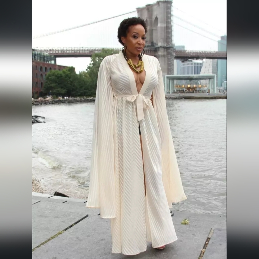 Kimono style robe
